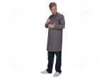 Coat | ESD,unisex | grey | L | cotton,polyester,conductive fibers
