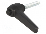 Lever | adjustable | Thread len: 50mm | Lever length: 73mm
