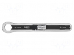 Wrench: adjustable | box | Chrom-vanadium steel | double-sided