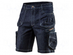 Protective shorts | Size: XS | navy blue | DENIM | 410g/m2