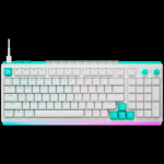 LOGITECH G512 X 98 Wired Gaming Keyboard - WHITE - US INT'L - USB - EMEA28i - 935 - TACTILE