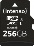 Intenso UHS-I Performance 256 GB microSDXC, memory card (black, UHS-I U1, Class 10)