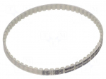 Timing belt | AT5 | W: 6mm | H: 2.7mm | Lw: 300mm | Tooth height: 1.2mm