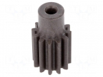 Spur gear | whell width: 25mm | &Oslash;: 14mm | Number of teeth: 12 | ZCL