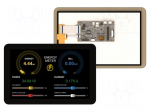 Display: TFT | 10.1" | 1280x800 | 32MBFLASH,32MBPSRAM | 900cd/m2 | 4&divide;6V
