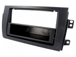 Radio mounting frame | Fiat,Suzuki | 2 ISO | black