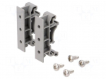DIN-rail mounting holder | Works with: ED-004,ED-008,ED-038
