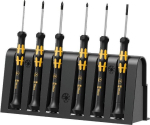 Wera komplekt 6 t&auml;ppiskruvikeerajat + alus 1550/6 ESD (05030180001)
