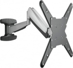 Schwaiger seinale paigaldatav telerikinnitus 23"-55" Max8-30KG kallutatav Black