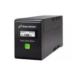 Zasilacz awaryjny line-interactive 600VA 2X PL 230V, pure sine wave, RJ11/45 IN/OUT, USB, LCD