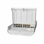 MikroTik CRS318-16P-2S+OUT l&uuml;liti, NetPower 16P, 16x RJ45 1000Mb/s PoE, 2x SFP+