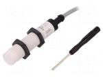 Sensor: capacitive | Range: 0&divide;8mm | Output conf: PNP / NO