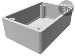 Enclosure: shielding | X: 56mm | Y: 81mm | Z: 40mm | ABS,stainless steel