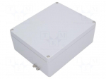 Enclosure: multipurpose | X: 230mm | Y: 280mm | Z: 110mm | ATEX | grey