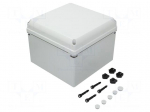 Enclosure: multipurpose | X: 300mm | Y: 300mm | Z: 220mm | GEOS | grey