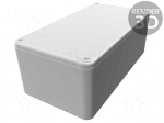 Enclosure: multipurpose | X: 60mm | Y: 112mm | Z: 42mm | 1590 | aluminium