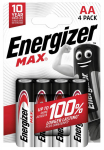 Bateria LR6 / AA Energizer MAX (blister 4 szt.)