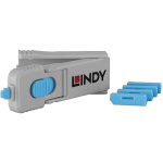 Lindy DisplayPort Port Key with 4 Locks (Code Blue)