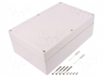 Enclosure: multipurpose | X: 162mm | Y: 252mm | Z: 90mm | TG PC | grey