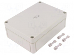 Enclosure: multipurpose | X: 130mm | Y: 180mm | Z: 63mm | flat | TK PS