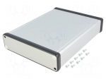 Enclosure: with panel | 1455 | X: 125mm | Y: 160mm | Z: 30mm | aluminium