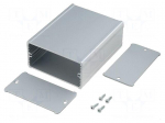 Enclosure: with panel | TUF | X: 80mm | Y: 100mm | Z: 42mm | aluminium