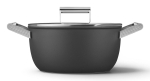 Smeg CSF2412BLM multi pot Black Aluminium, Stainless steel 5.4 L 24 cm