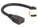 HDMI module | Keystone | HDMI socket,both sides | push-in | 0.2m