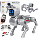M&auml;nguala | PC | Konsoolid | Tarvikud // Raadio teel juhitavad m&auml;nguasjad ja tarvikud // Pies Robot AI Zdalnie Sterowany RC Bluetooth Aplikacja Programowany Srebrny
