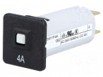 Circuit breaker | 240VAC | 48VDC | 4A | SPST | Poles: 1 | &Oslash;16mm | 9g | 1.5kV