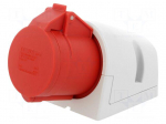 Connector: AC supply 3-phase | socket | female | 32A | 400VAC | IP44
