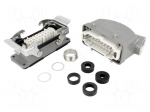 Connector: HDC | male + female | S-E | PIN: 16 | 16+PE | size 16B | angled
