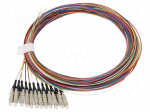 Optic fiber pigtail | OM1 | LC/UPC | 2m | LSZH | Connector colour: blue