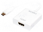 Adapter | HDCP 1.3,HDMI 1.4,USB 3.0 | HDMI socket,USB C plug