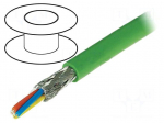 Wire | industrial Ethernet,PROFINET | 5 | stranded | Cu | 4x22AWG | PUR