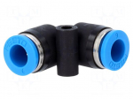 Push-in fitting | angled 90&deg; | -0.95&divide;6bar | &Oslash;in: 6mm | &Oslash;out: 6mm