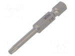 Screwdriver bit | Torx&reg; | TX15 | Overall len: 50mm