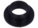 Bearing: sleeve bearing | with flange | &Oslash;out: 10mm | &Oslash;int: 8mm | black