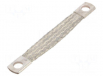 Braids | earthing tape | 16mm2 | &Oslash;1: 8.5mm | &Oslash;2: 8.5mm | L: 0.1m
