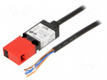 Safety switch: key operated | XCSMP | NC x2 + NO | Features: no key