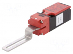 Safety switch: hinged | XCSPL | NC + NO | IP67 | -25&divide;70&deg;C | red | plastic