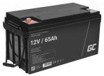 Green Cell AGM VRLA 12V 65Ah maintenance-free battery for camper, photovoltaics, solar panels, boats