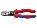 Pliers | side,cutting | return spring | 180mm | with side face