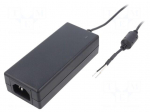 Power supply: switching | 48VDC | 1.05A | Out: DIN 4pin | 50W | -20&divide;70&deg;C