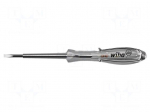 Screwdriver: voltage tester | insulated | slot | 3x0.5mm | 250VAC