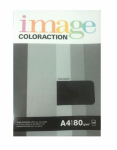 Krāsains papīrs Image Coloraction Black, A4, 80g/m2, 50 loksnes, melns (Black)