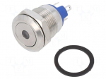Switch: vandal resistant | Pos: 2 | SPST-NO | 2A/36VDC | IP65 | OFF-(ON)