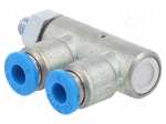 Check valve | 0.5&divide;10bar | NBR caoutchouc | Thread: M5,QS-4 x2