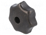 Knob | &Oslash;: 50mm | Int.thread: M10 | cast iron | DIN 6336