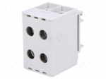 Splice terminal: rail | 320A | 690V | screw terminal | grey | polyamide